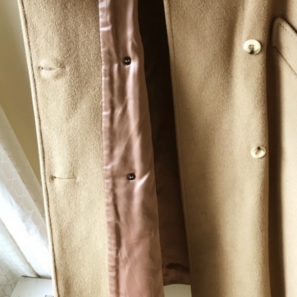 Vintage Wool & Mohair Camel Peacoat - Picture 3 of 12
